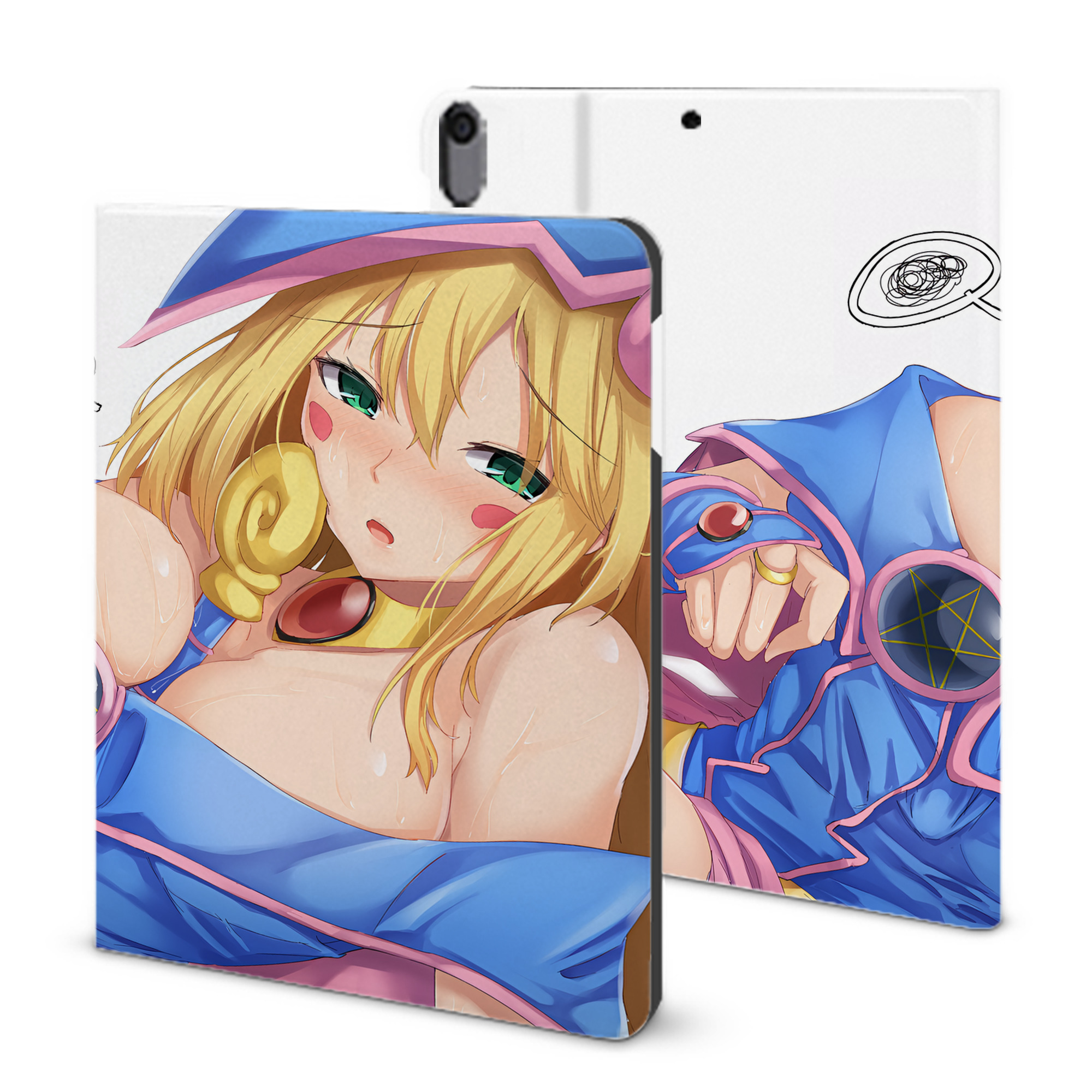 （画像用） 遊☆戯☆王 Yu-Gi-Oh! IPad ケース ブック型 PUレザー TPU 耐衝撃 軽量 薄型 ペン収納なし 全面保護 IPad 各モデル対応